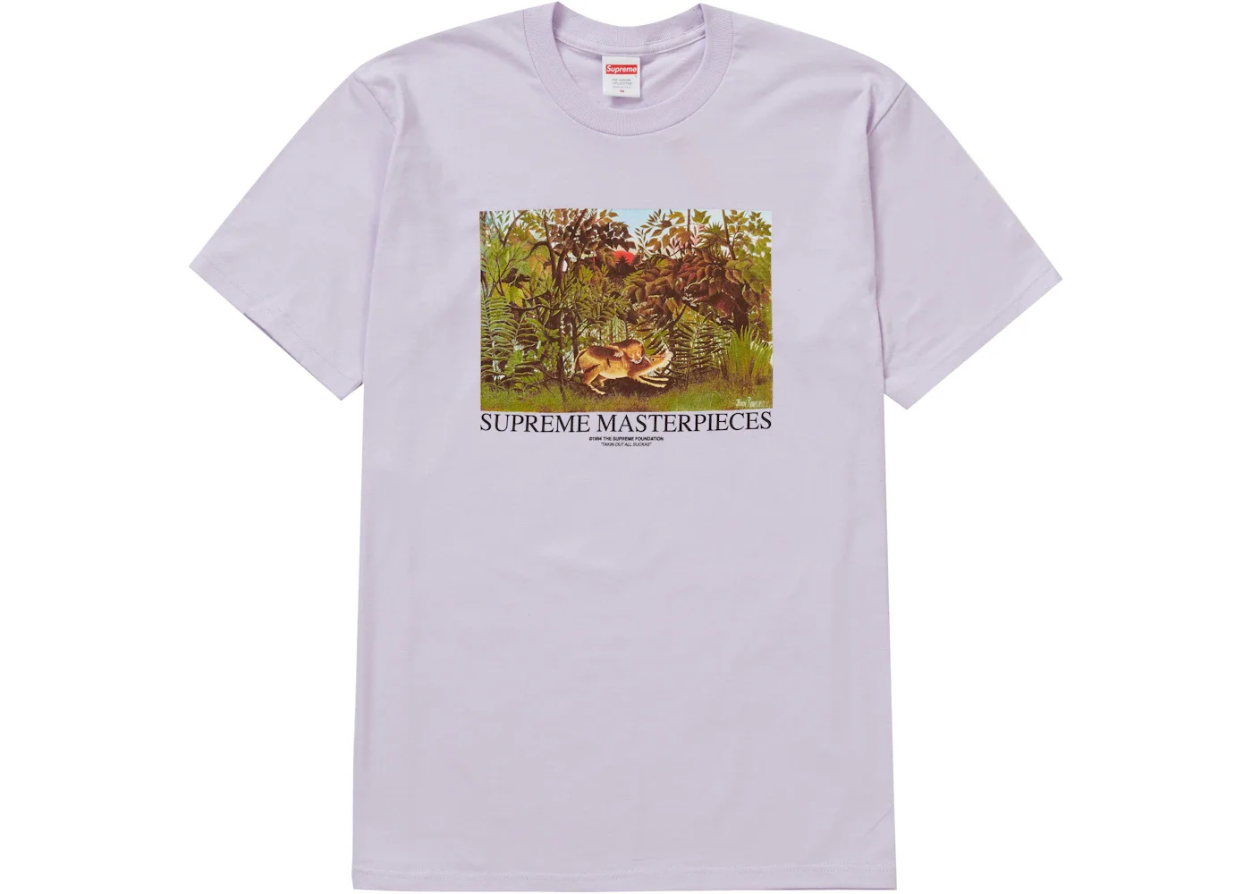 Supreme Masterpieces Tee Light Purple - 1