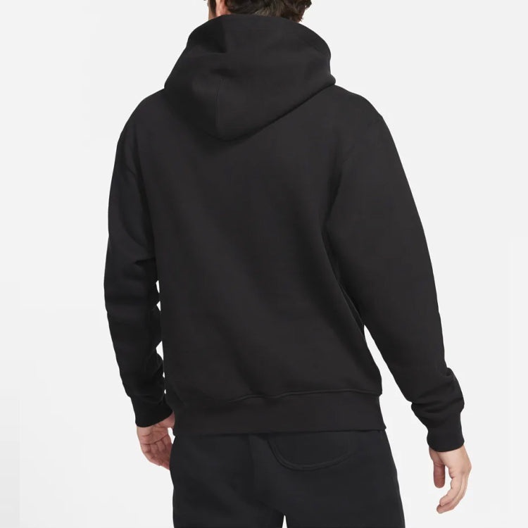 Air Jordan Logo Fleece Pullover Hoodie 'Black' DA9819-010 - 4