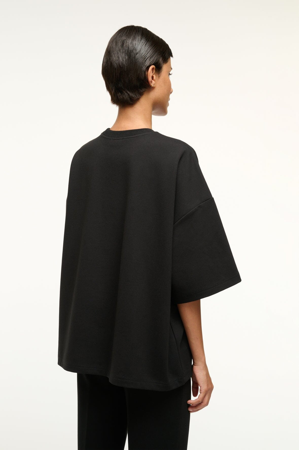 STAUD CAPSULE TOP BLACK - 3