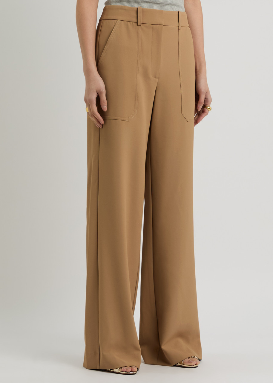 Veronica Beard Cole Straight-leg Twill Trousers - 2