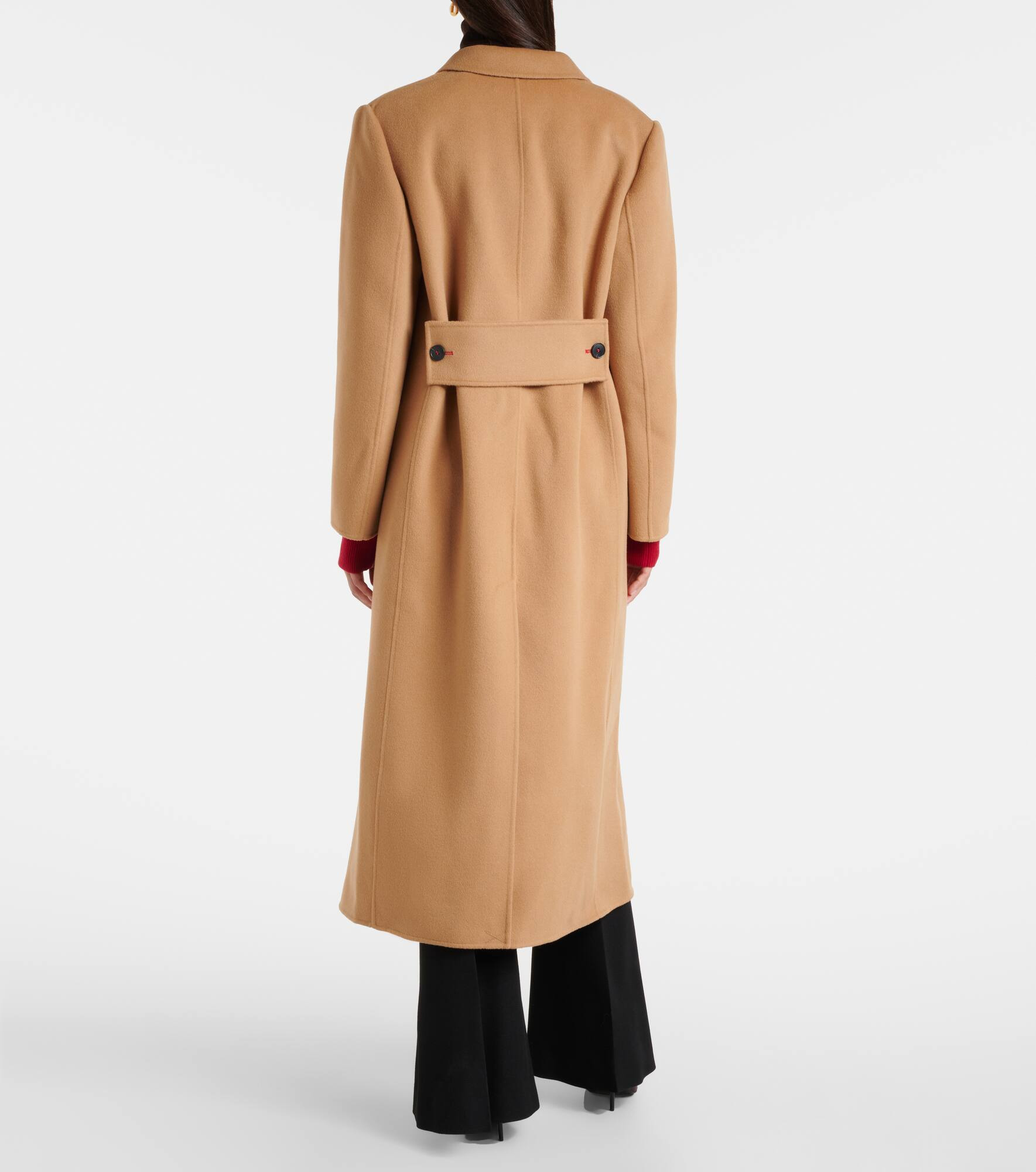 Wool and cashmere coat - 3