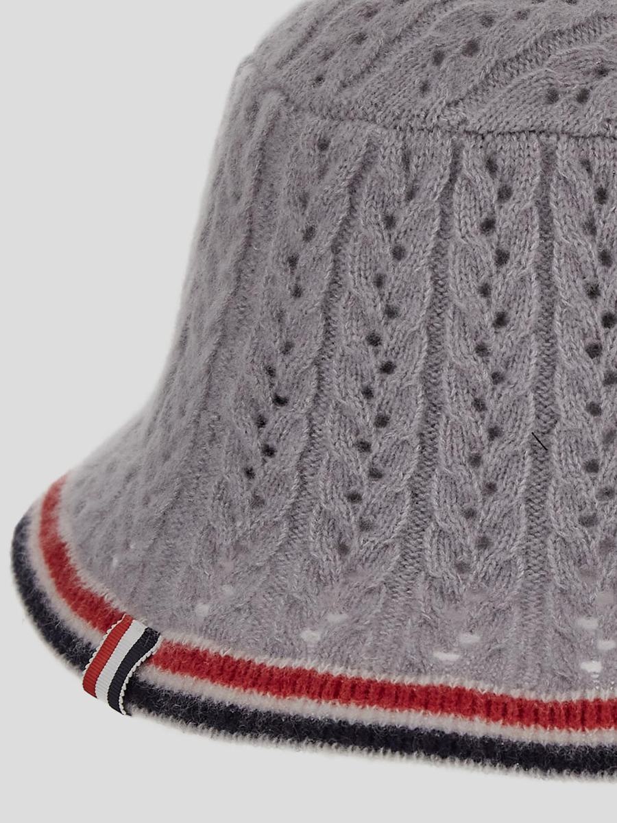 ハット Thom Browne Knit Bell Hat Thom Browne Knit Bell Hat - Gray | Garmentory