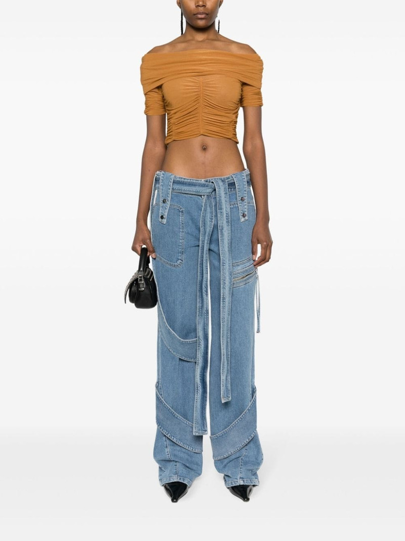 Blumarine low-rise straight-leg jeans outlook