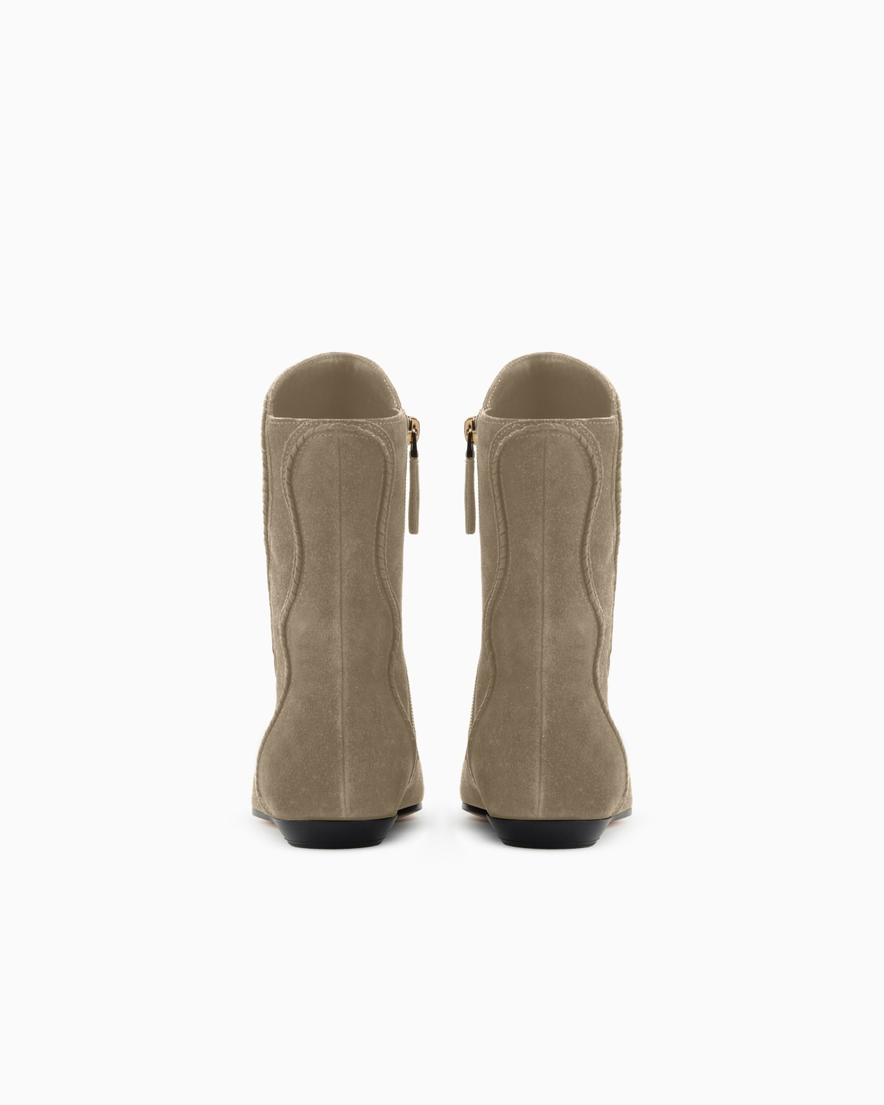 EMBROIDERED SUEDE ANKLE BOOTS - 3