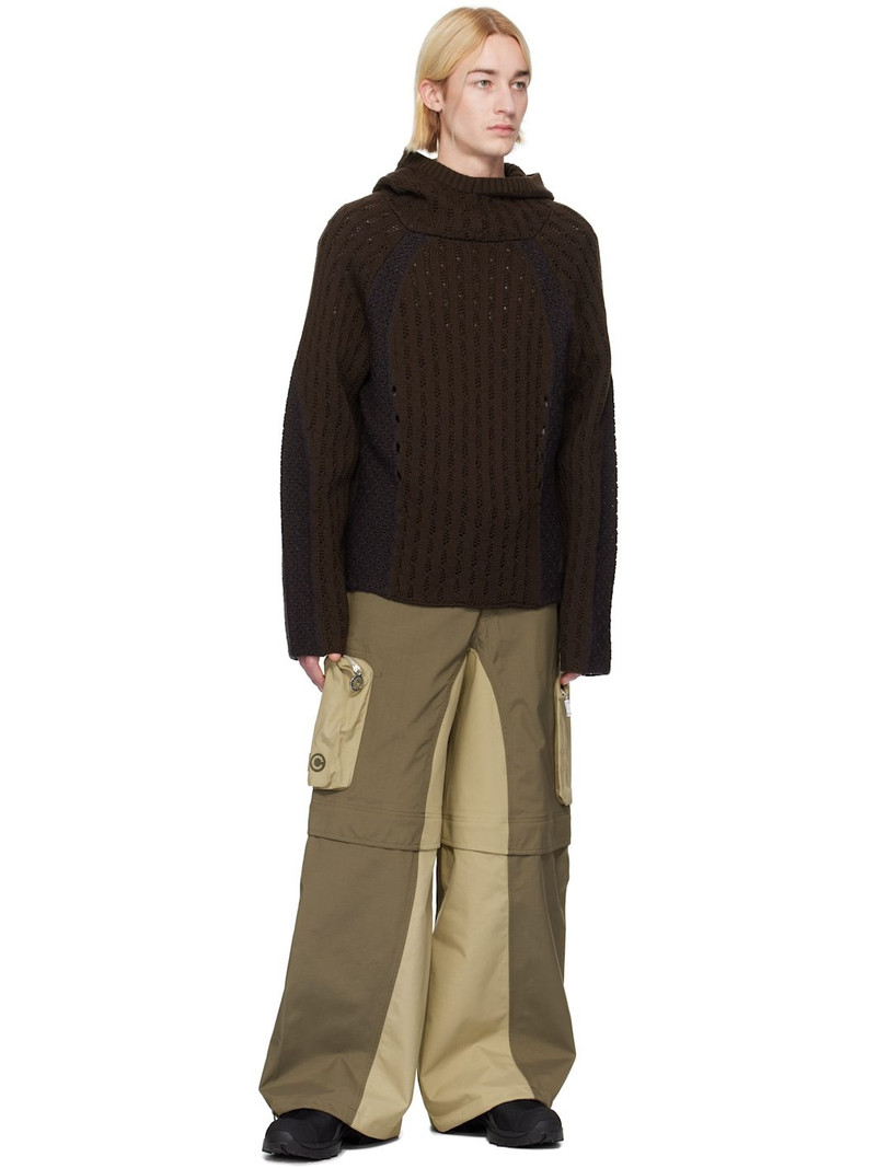 CHARLIE CONSTANTINOU Khaki 66°North Edition Zip-Off Shell Cargo Pants outlook