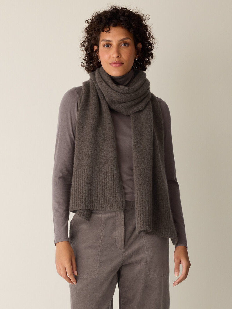 EILEEN FISHER Cashmere Silk Boucle Bliss Scarf outlook