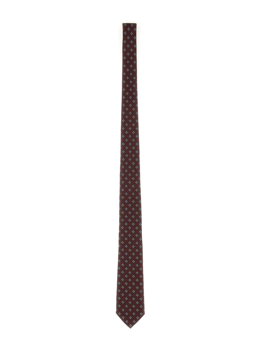 Valentino Garavani Men Silk "Valentie" Tie - 1