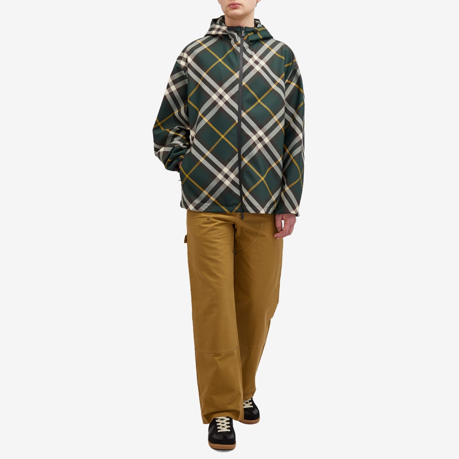 Burberry EKD Logo Check Hooded Jacket - 4