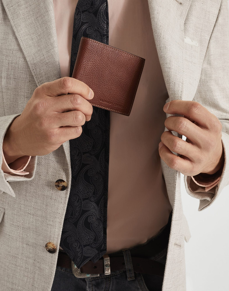 Grained calfskin wallet 4