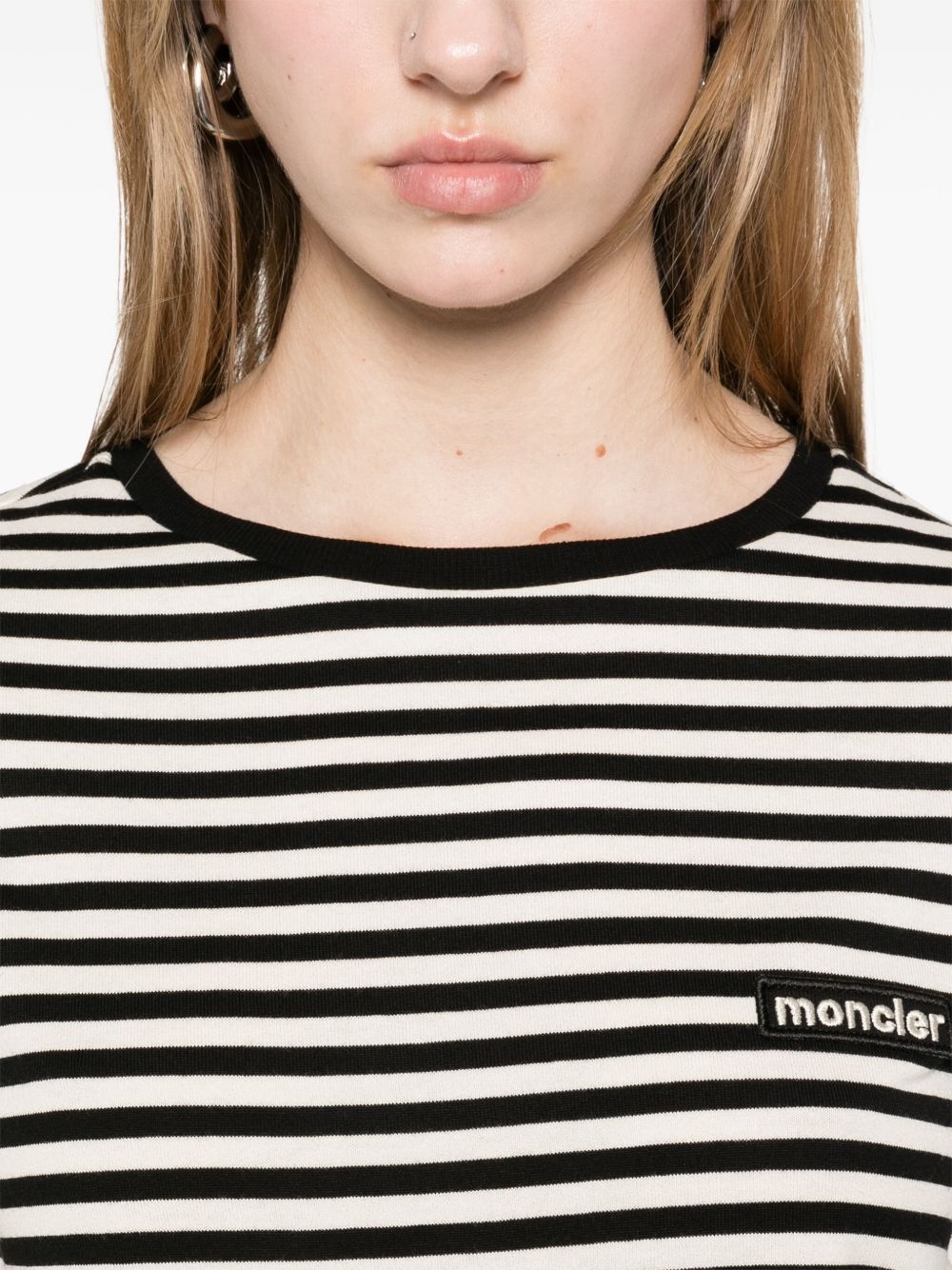 striped cotton T-shirt - 5