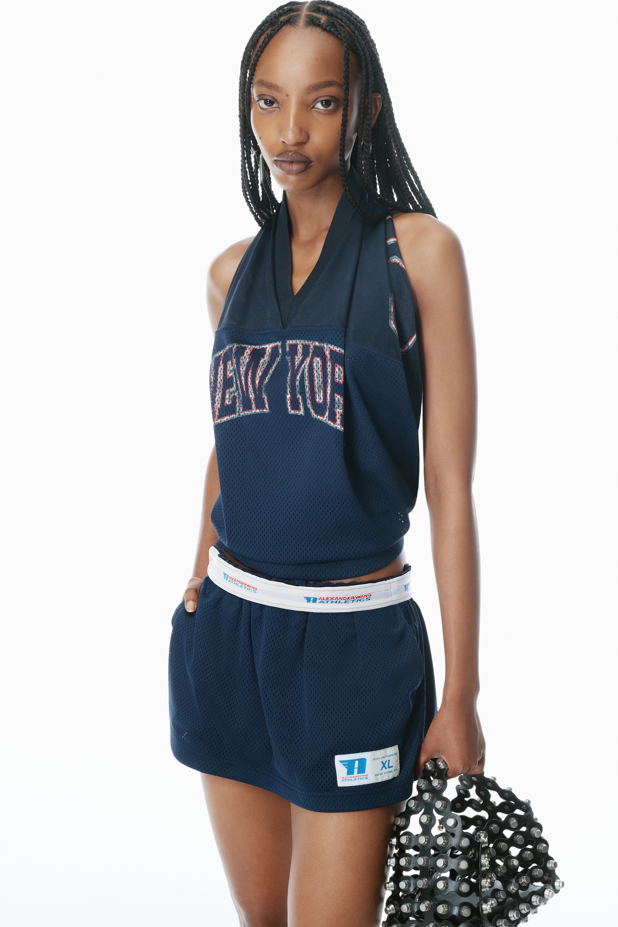Deconstructed Athletic Mesh Skort - 3
