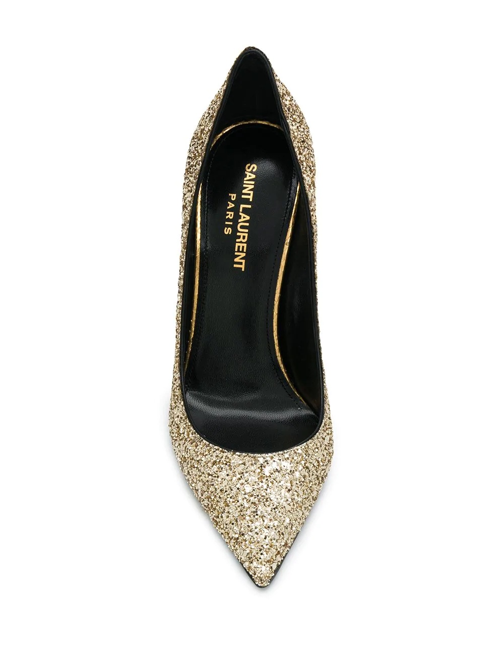 Zoe 110mm glitter-embellished pumps - 4