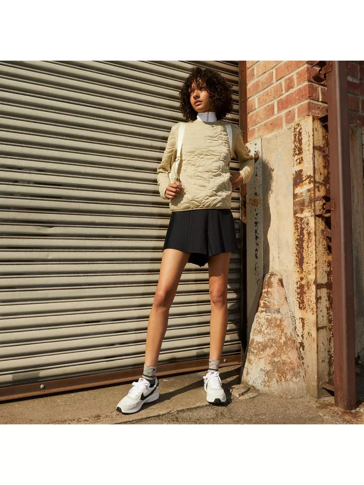 Waffle Debut "Sanddrift/Black/White" Women's Shoe - 12
