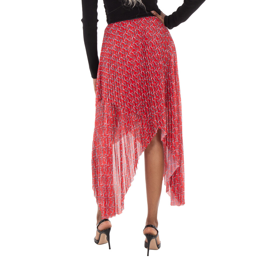 Burberry Pleated B Jersey Midi Skirt - 5