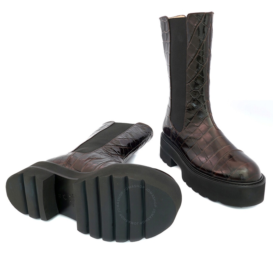 Stuart Weitzman Ladies Ebony Presley Ultralift Platform Bootie - 2