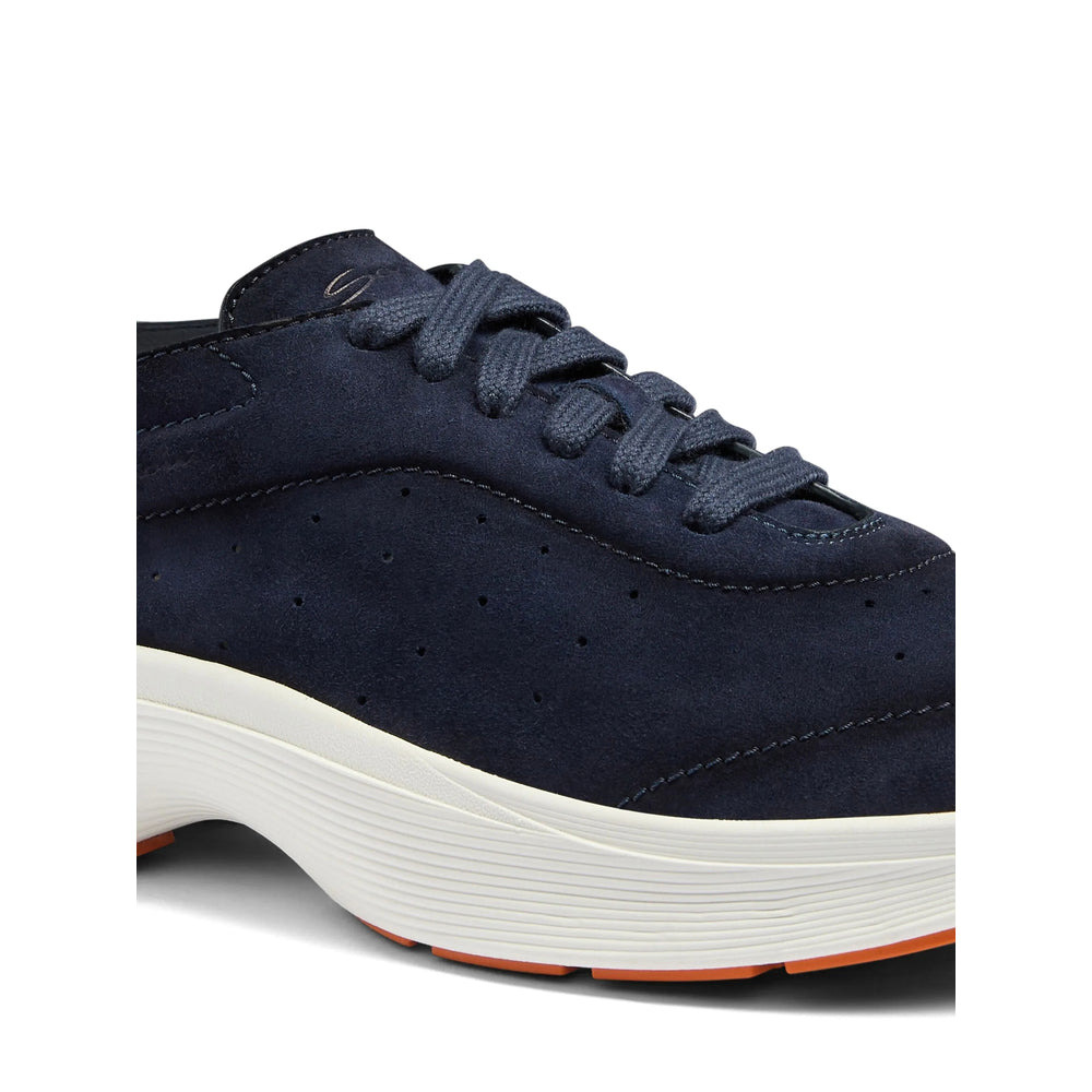Santoni Blue Trainers - Low-Tops Men - 3