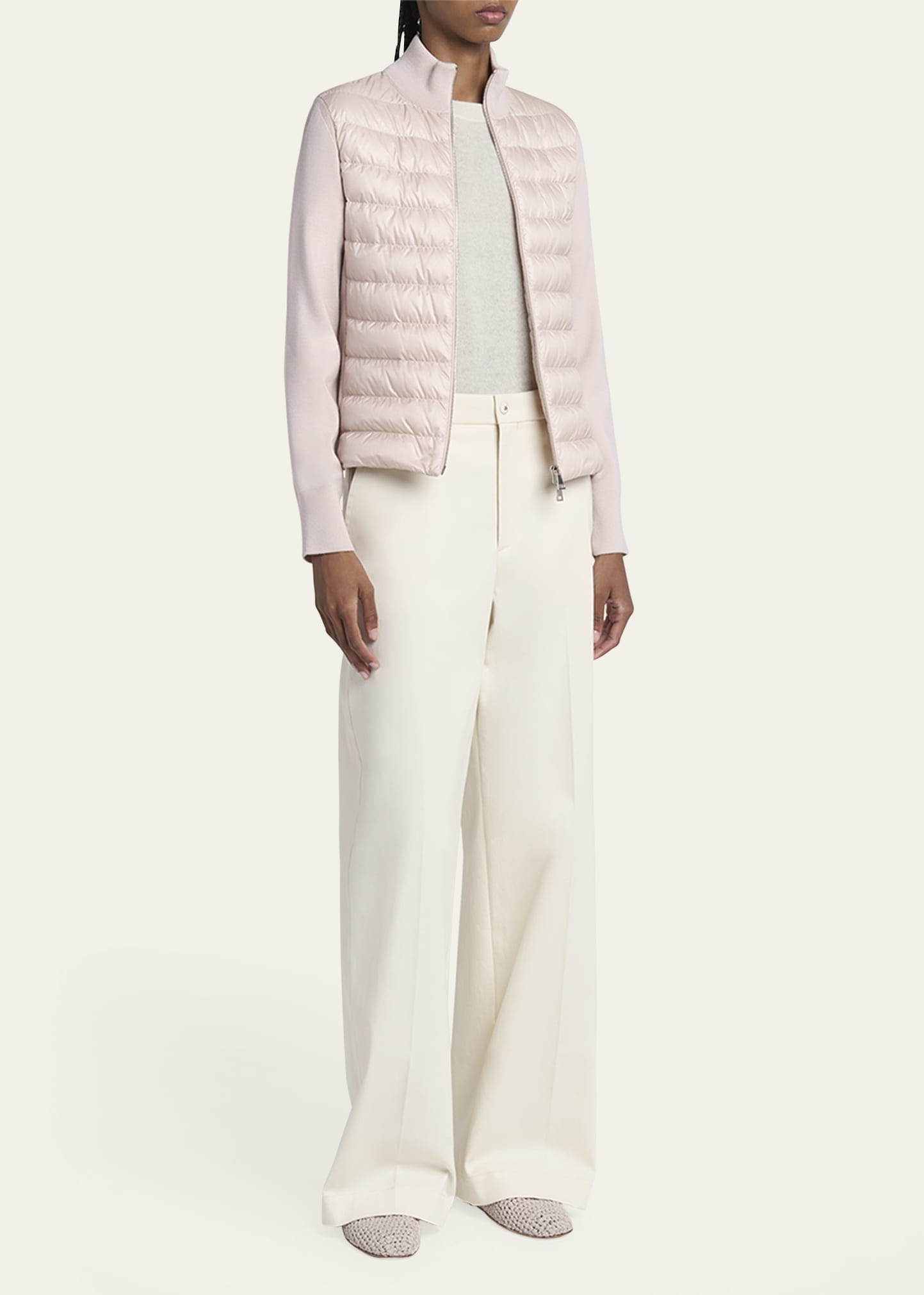 Padded Wool Cardigan - 2