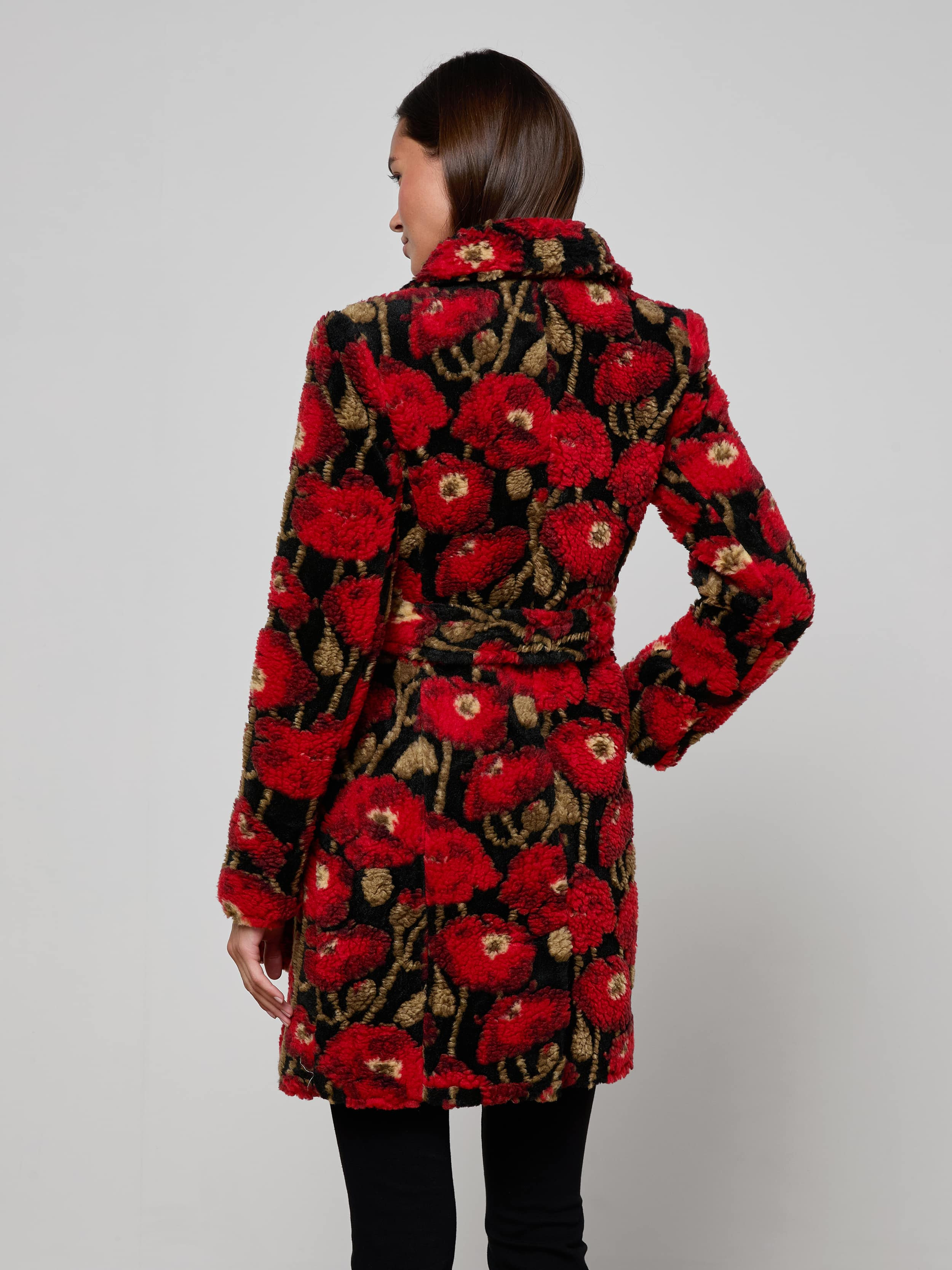 Tristan Sherpa Midi Coat - 5