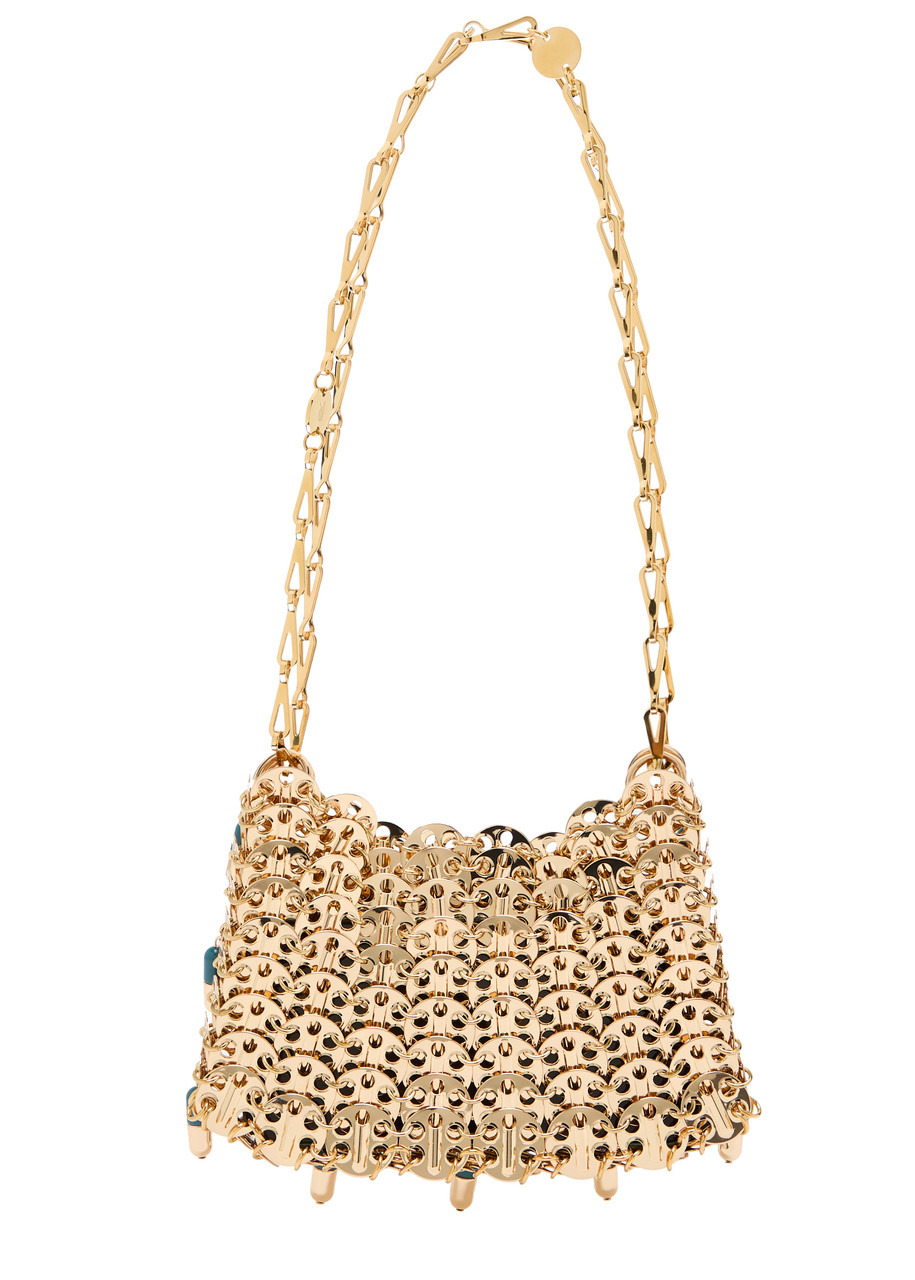 Rabanne 1969 Nano Pill Embellished Disc Shoulder bag - 2