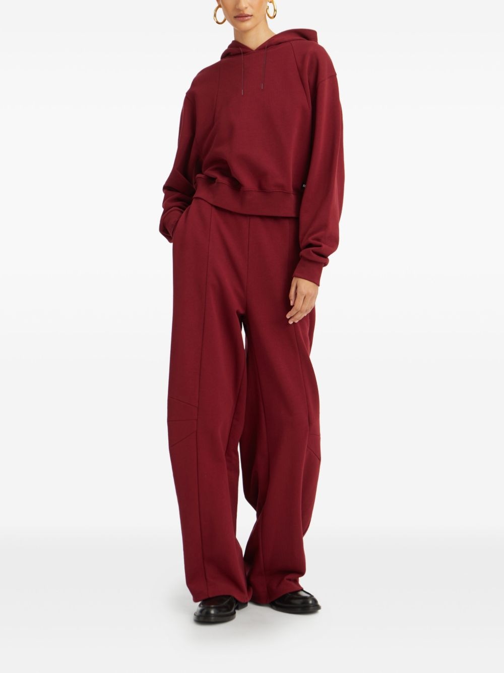 elasticated track pants - 2