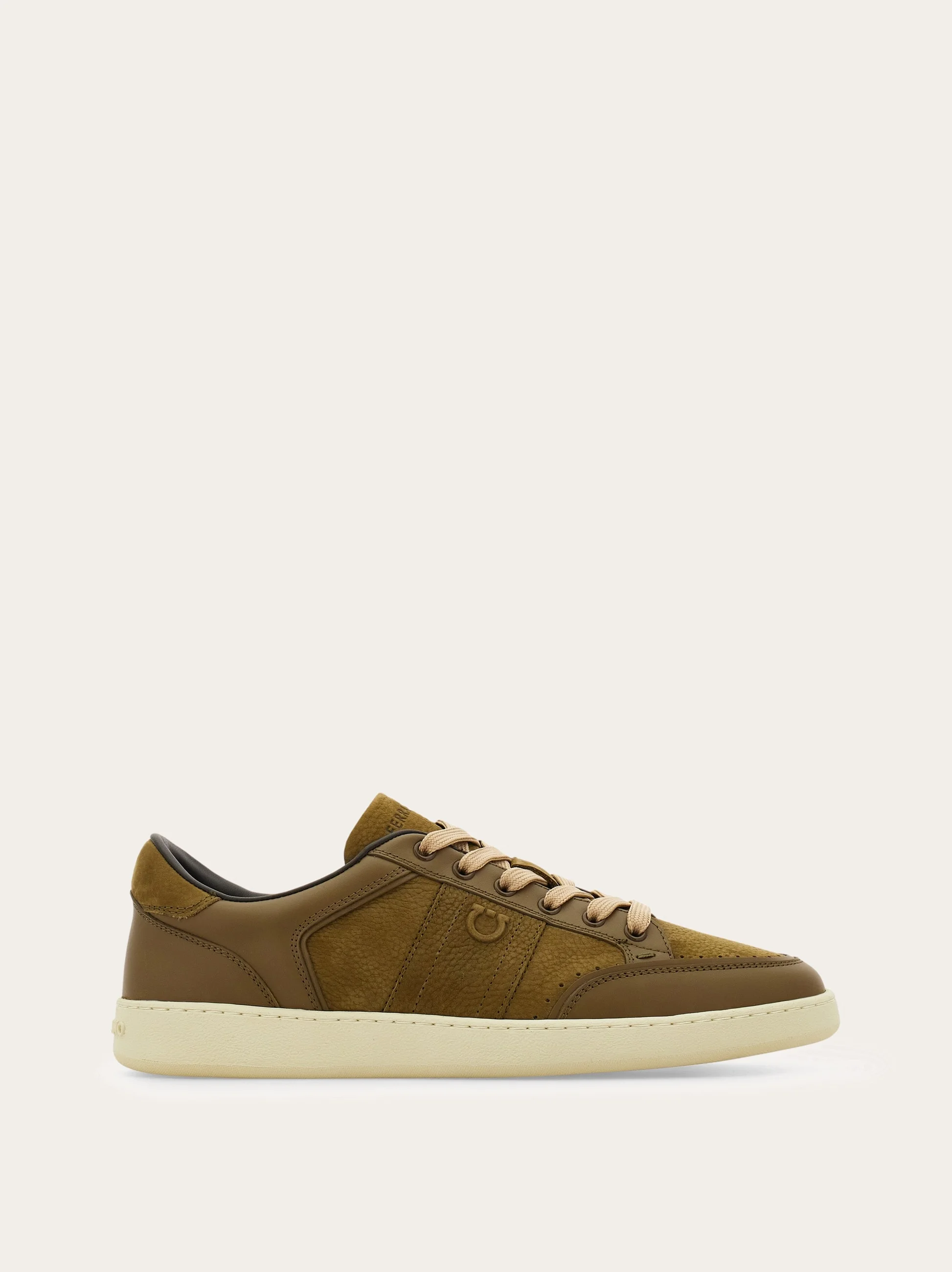 Low-top sneaker with signature - 1