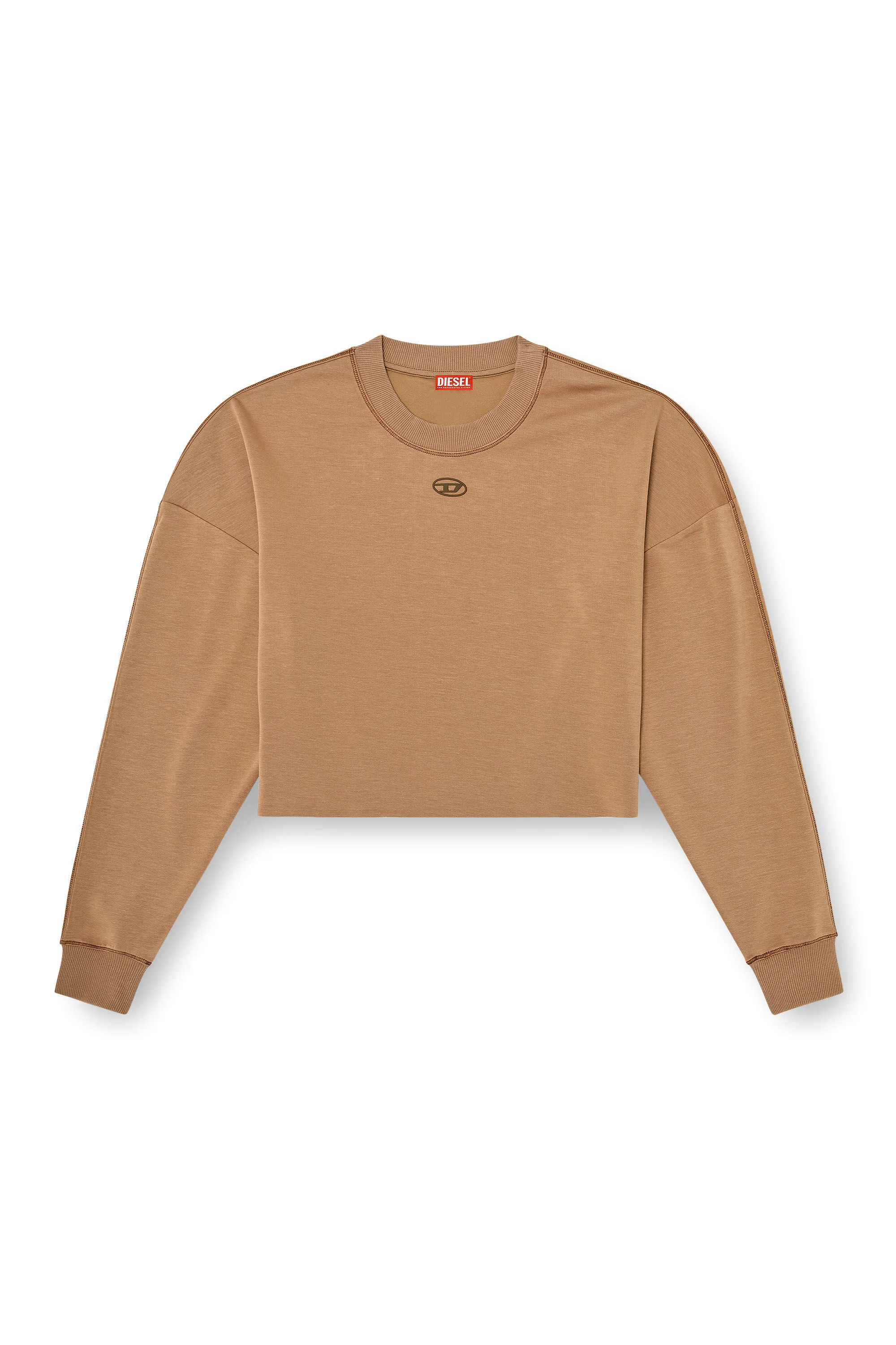 CROP TOP IN LIGHT STRETCH SCUBA - 1