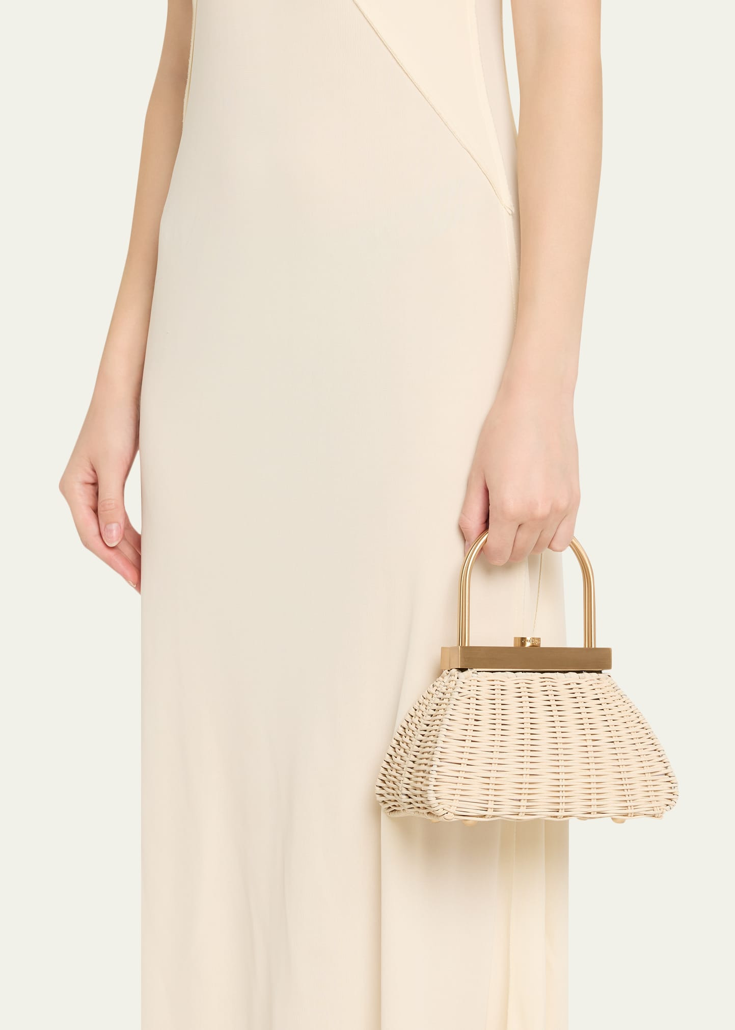 Estelle Rattan Top-Handle Bag - 2