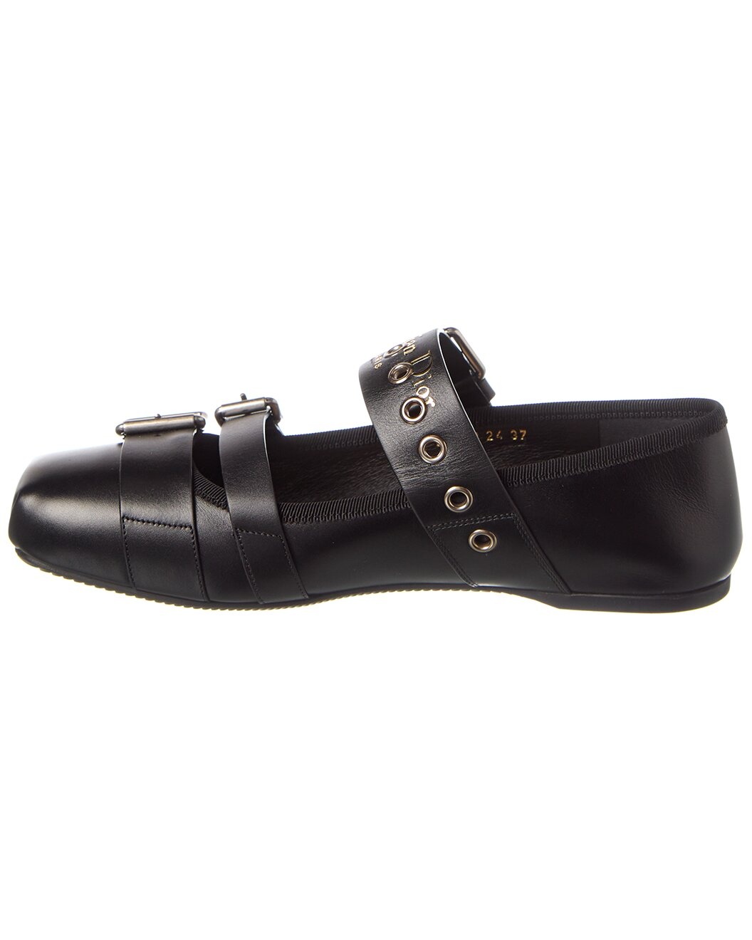 Dior Punk Leather Ballerina Flat - 2