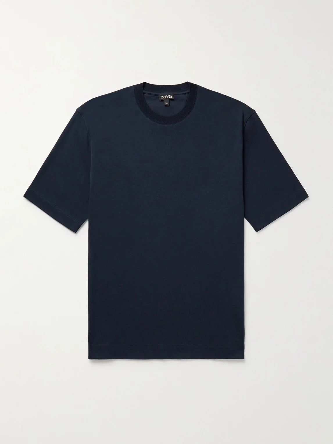 Cotton and Silk-Blend Jersey T-Shirt - 1