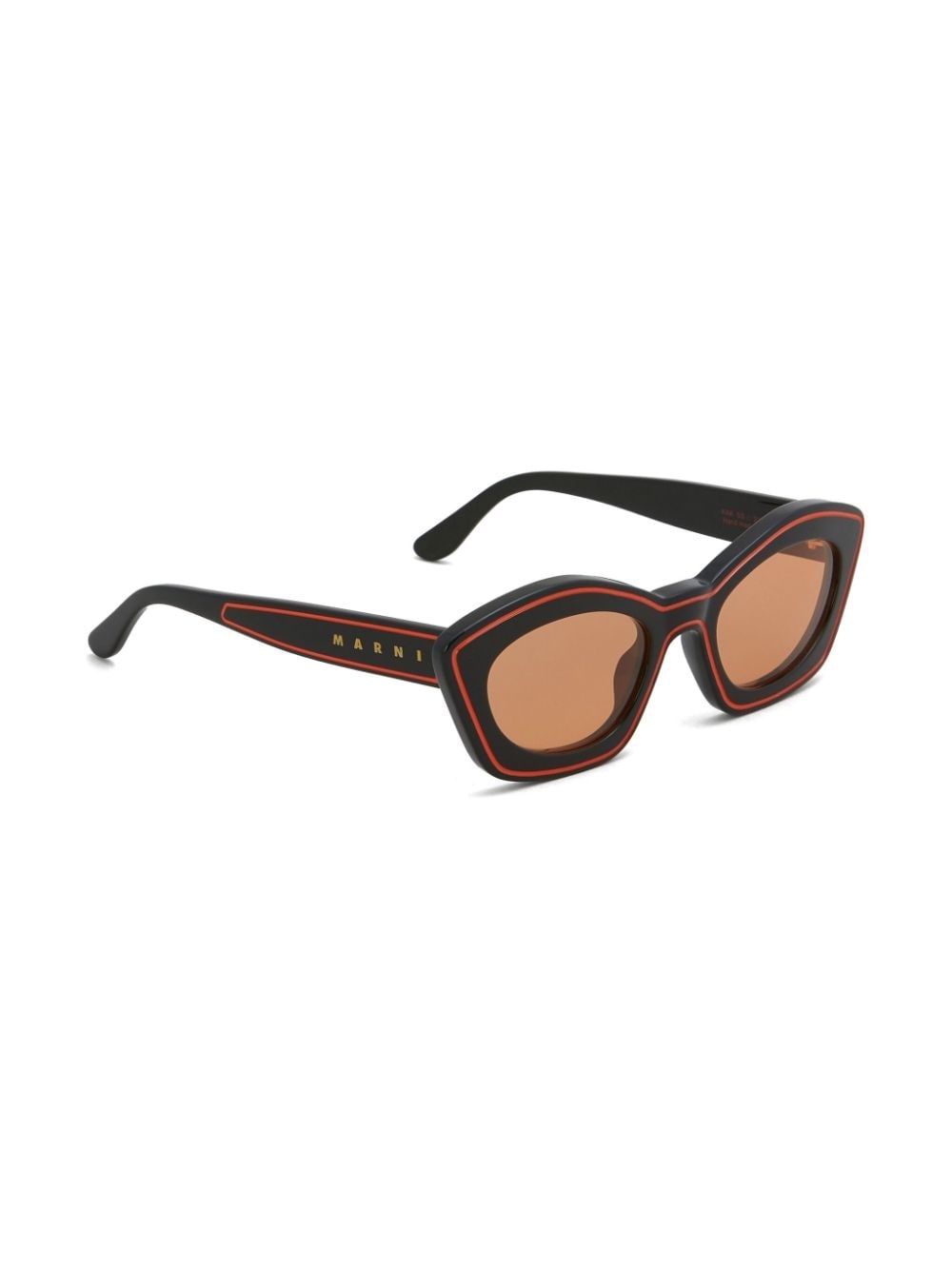 logo-print oval-frame sunglasses - 2