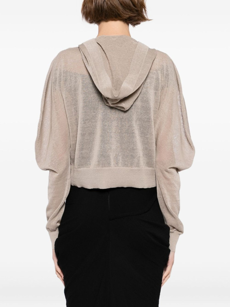 knitted cropped hoodie 4