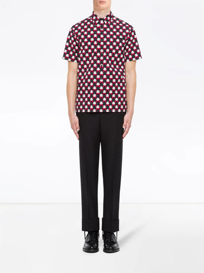 Prada abstract print shirt outlook