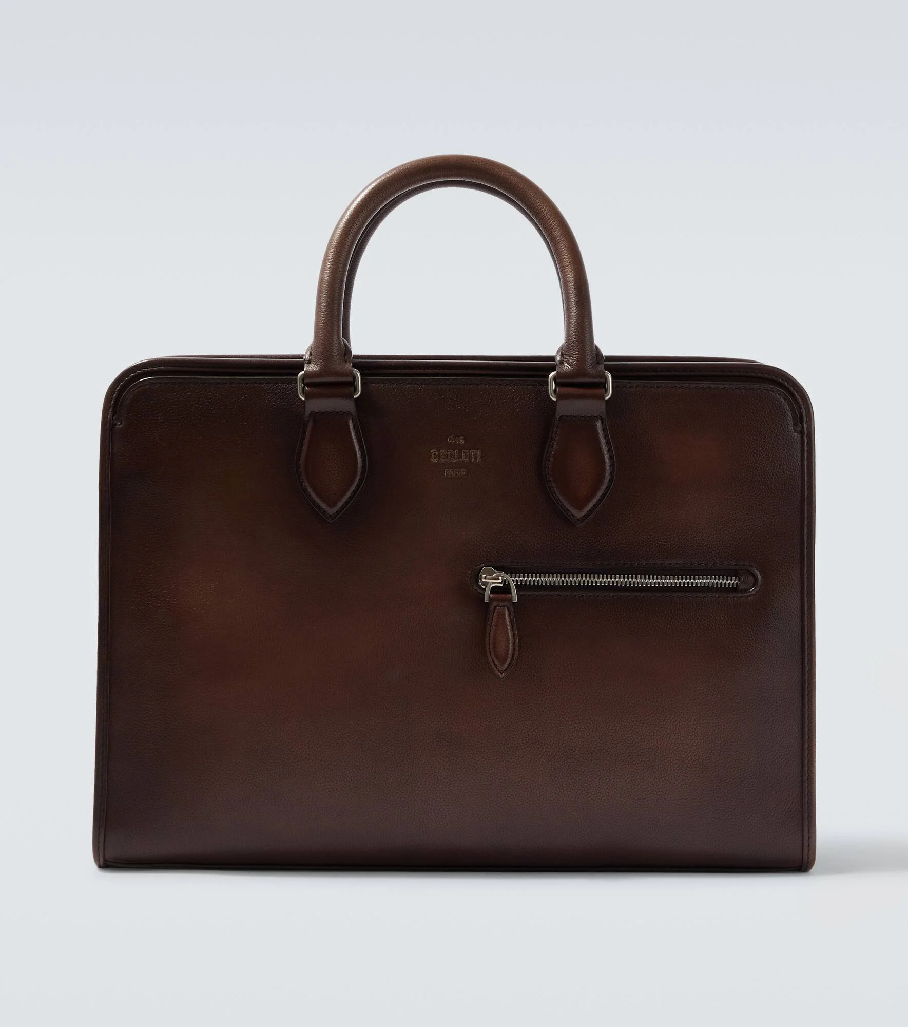 Un Jour leather briefcase - 1