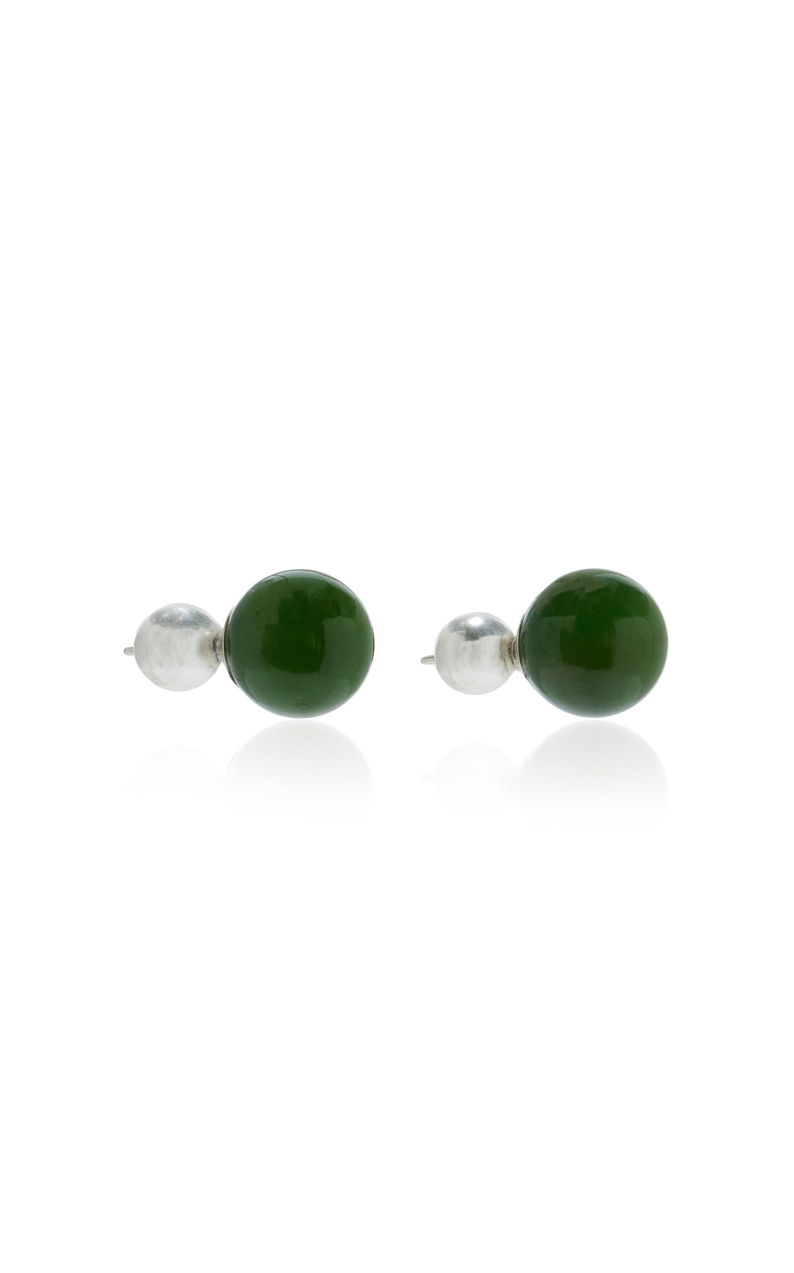 Boule Jade Earrings green - 3