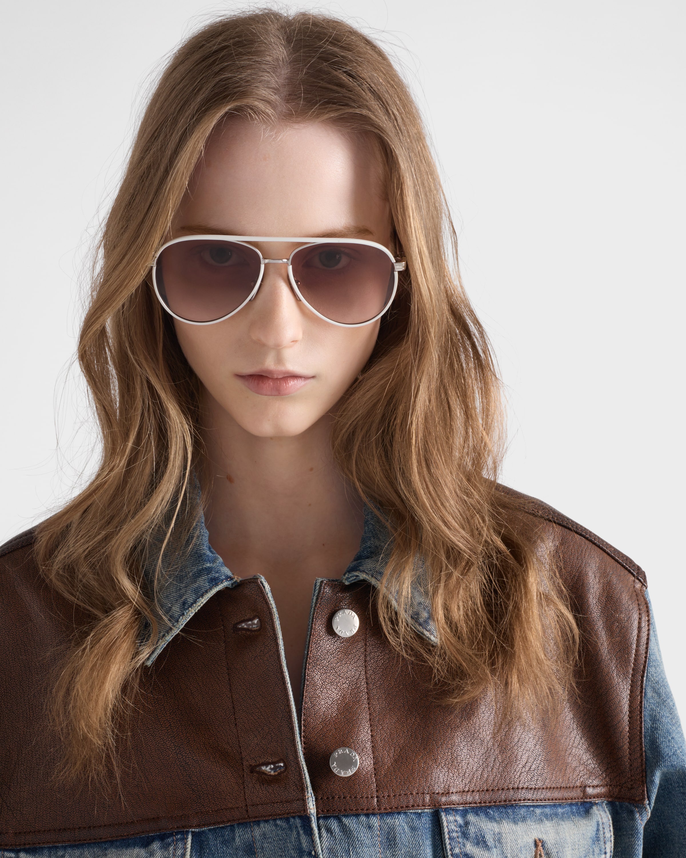 Prada sunglasses with the iconic metal plaque - 2
