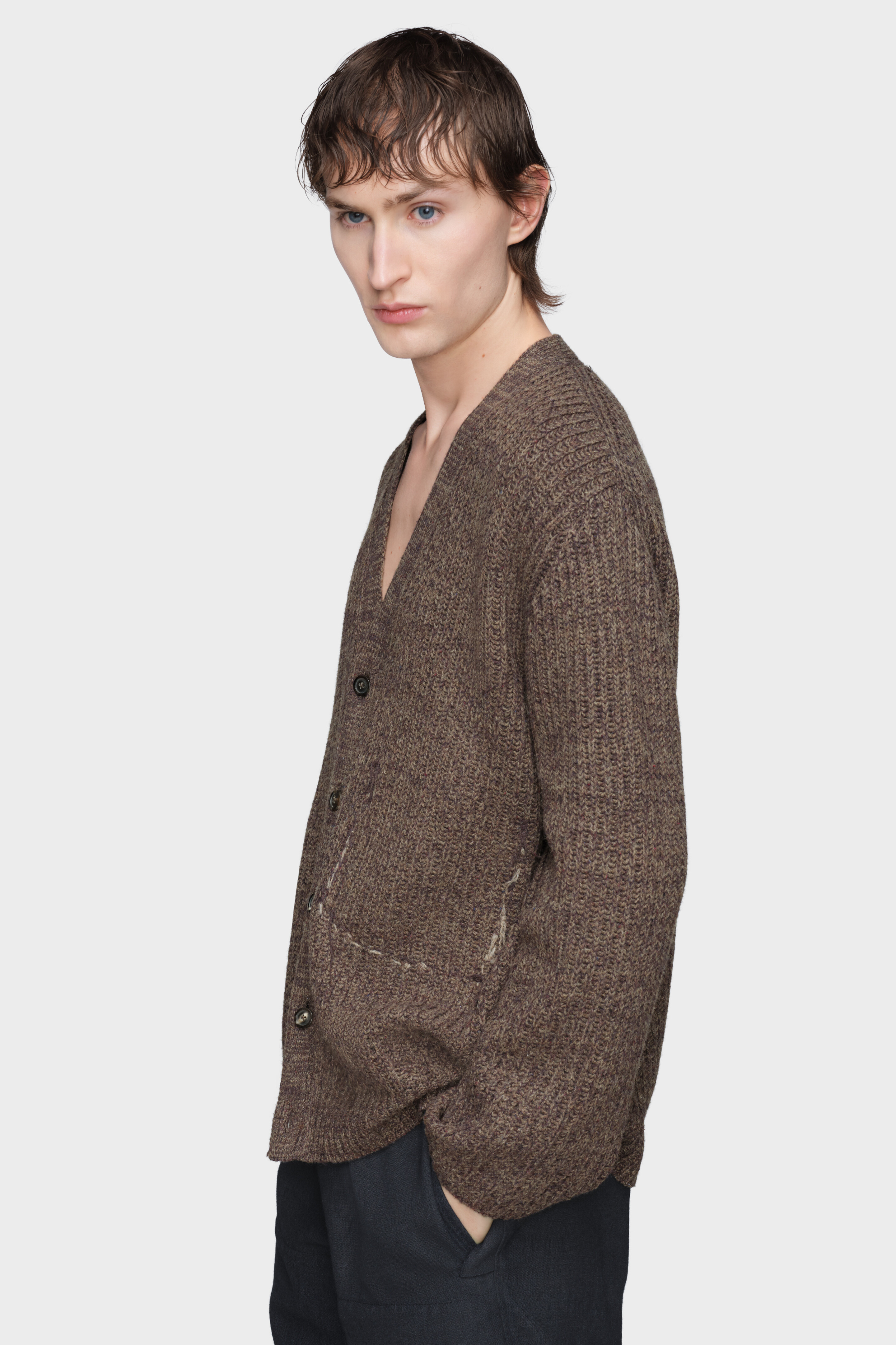 Wool cardigan - 4