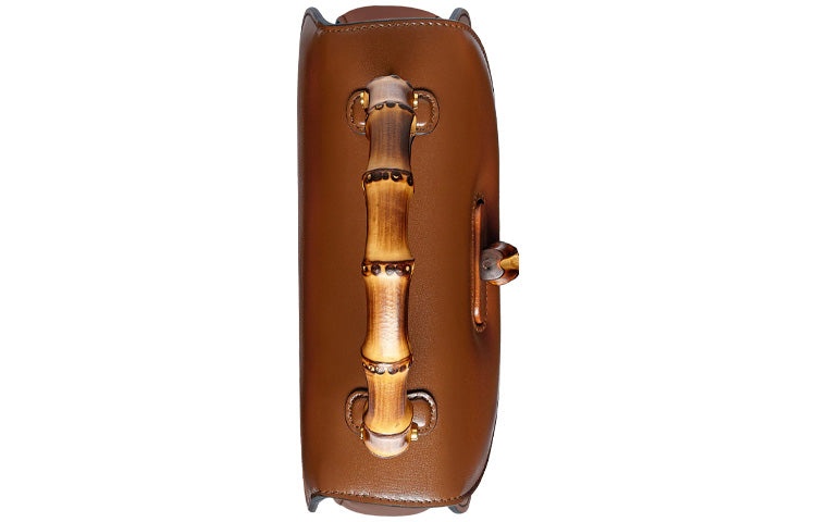 (WMNS) Gucci Bamboo 1947 Small Top Handle Bag 'Brown' 675797-10ODT-2579 - 5
