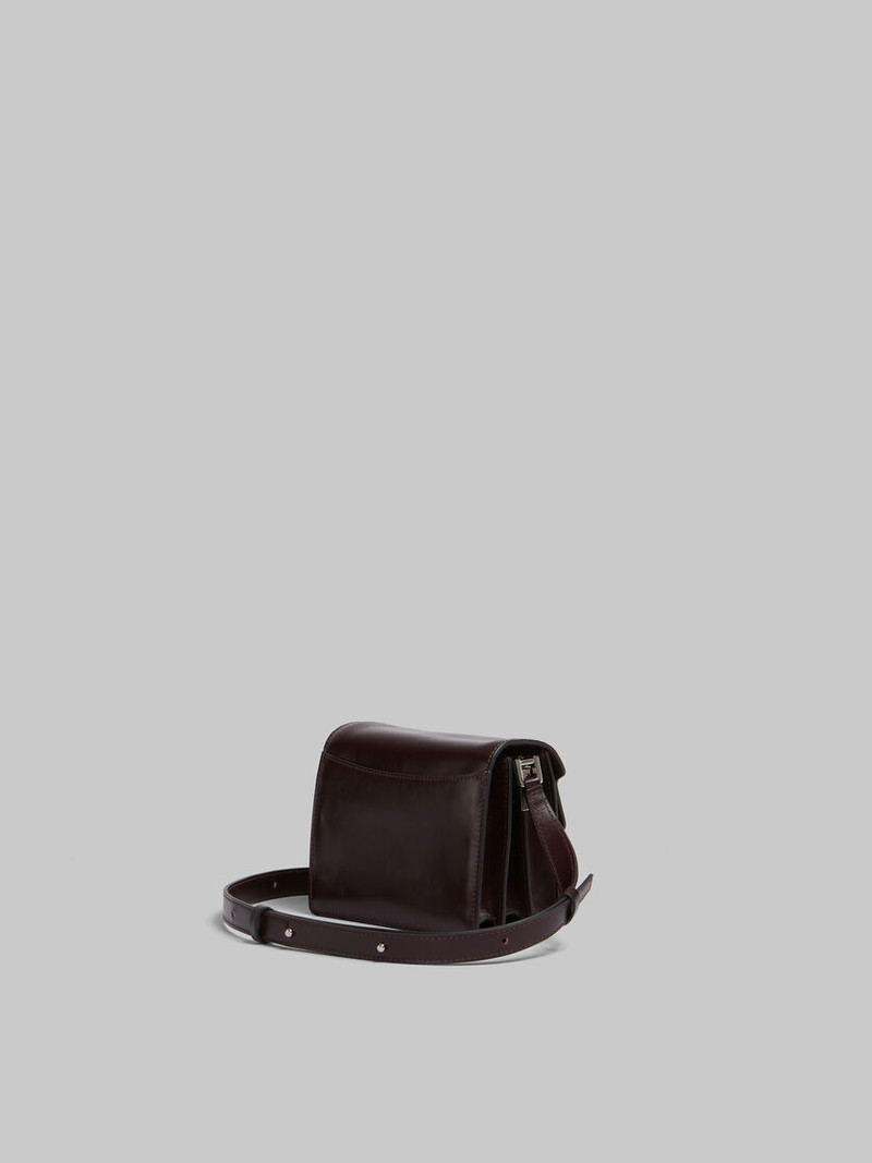 Marni RED SHINY LEATHER TRUNK SOFT BAG outlook