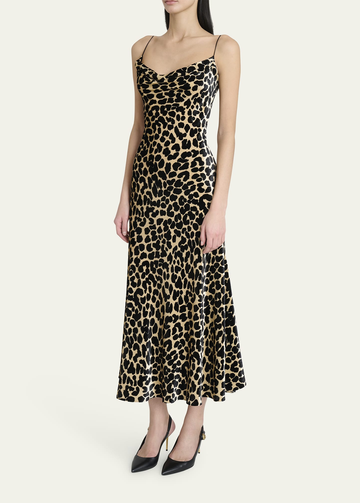 Leopard Velvet Dress - 4