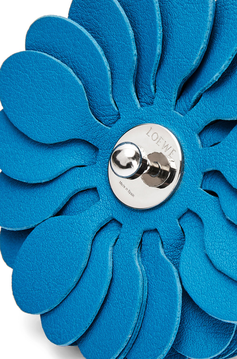 Stud flower charm in classic calfskin 4