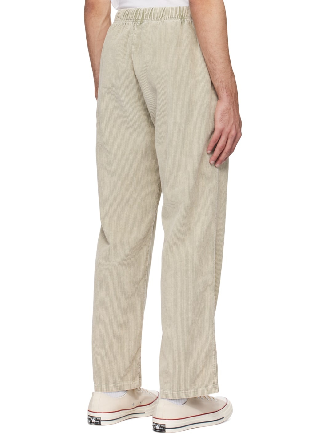Khaki Classic Trousers - 3