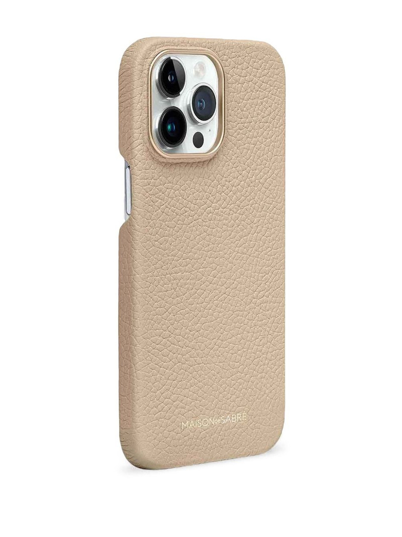 iPhone 14 Pro pebbled leather phone case 3