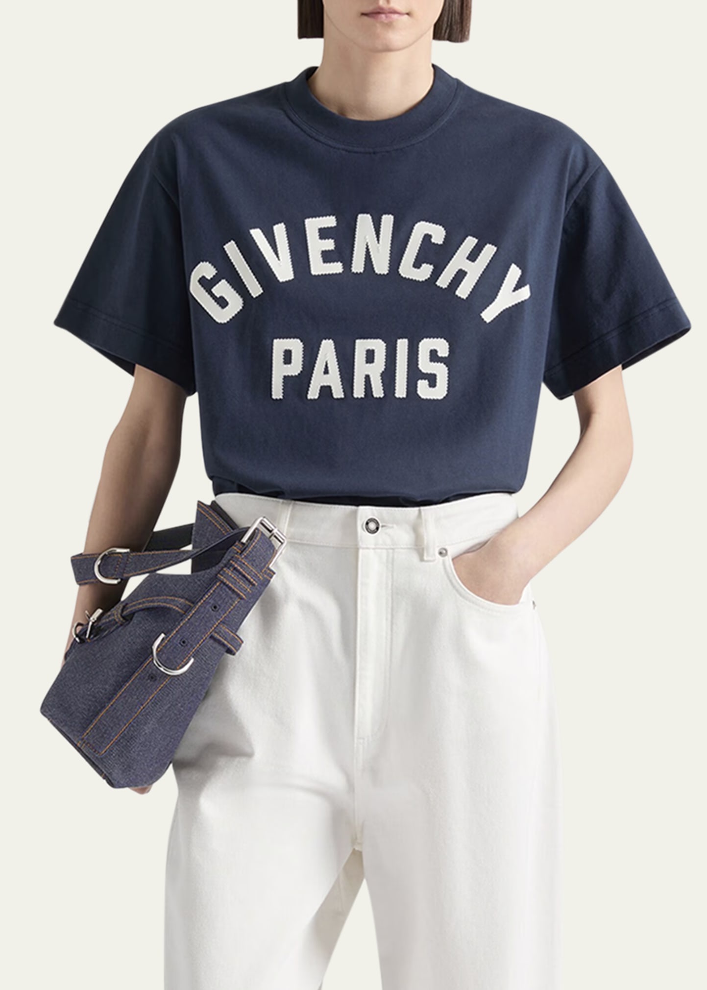 Logo Applique Boxy T-Shirt - 4