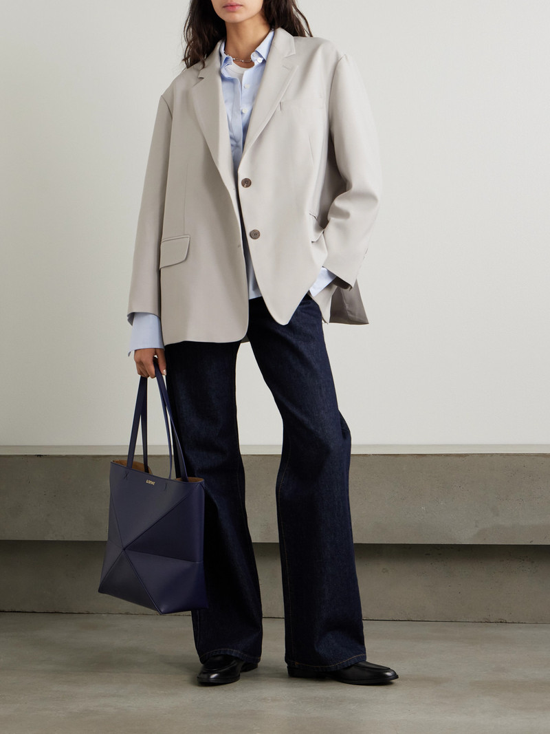 The Frankie Shop Bea Oversized Cady Blazer outlook