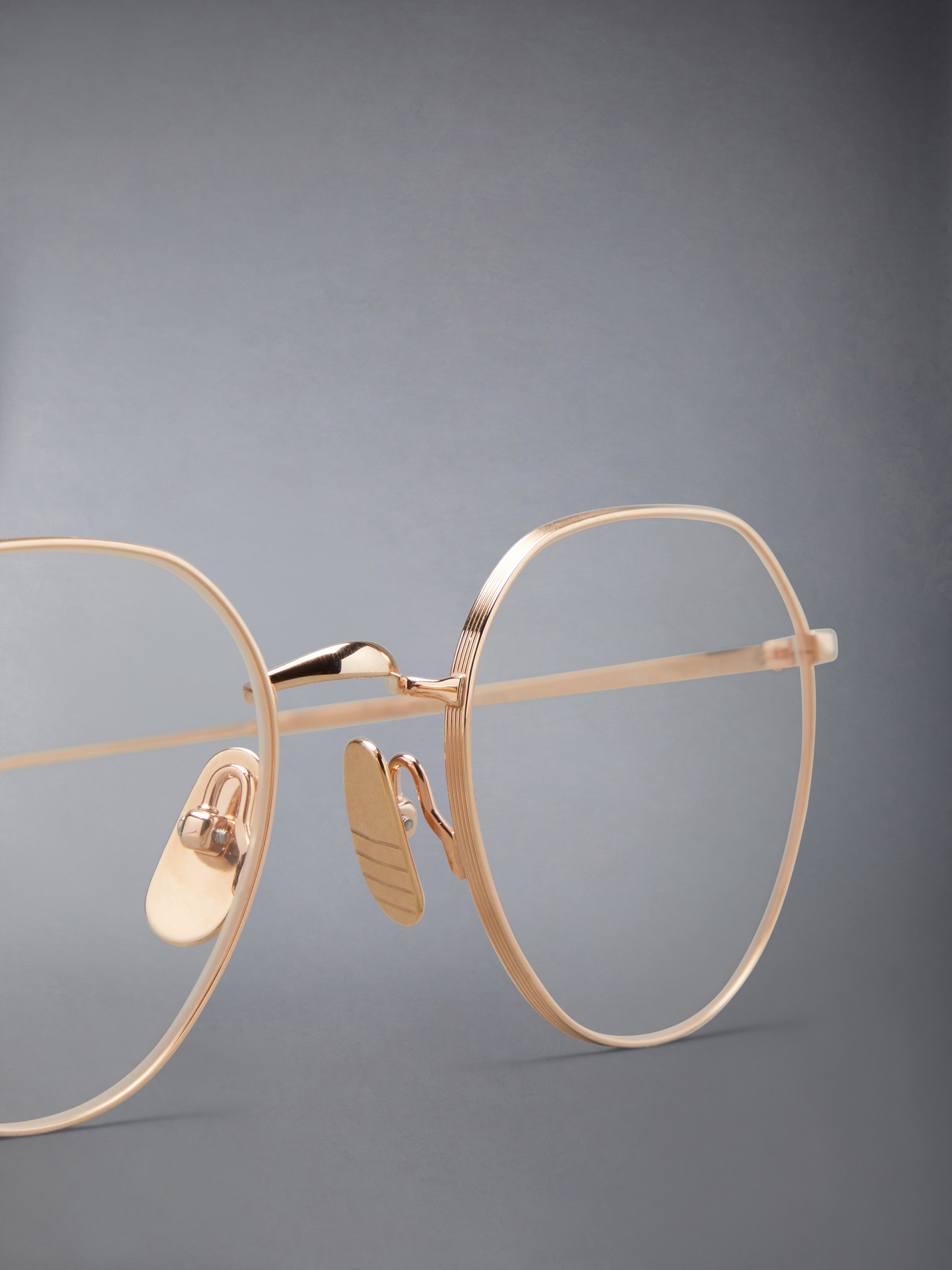 Titanium Round Eyeglasses - 7