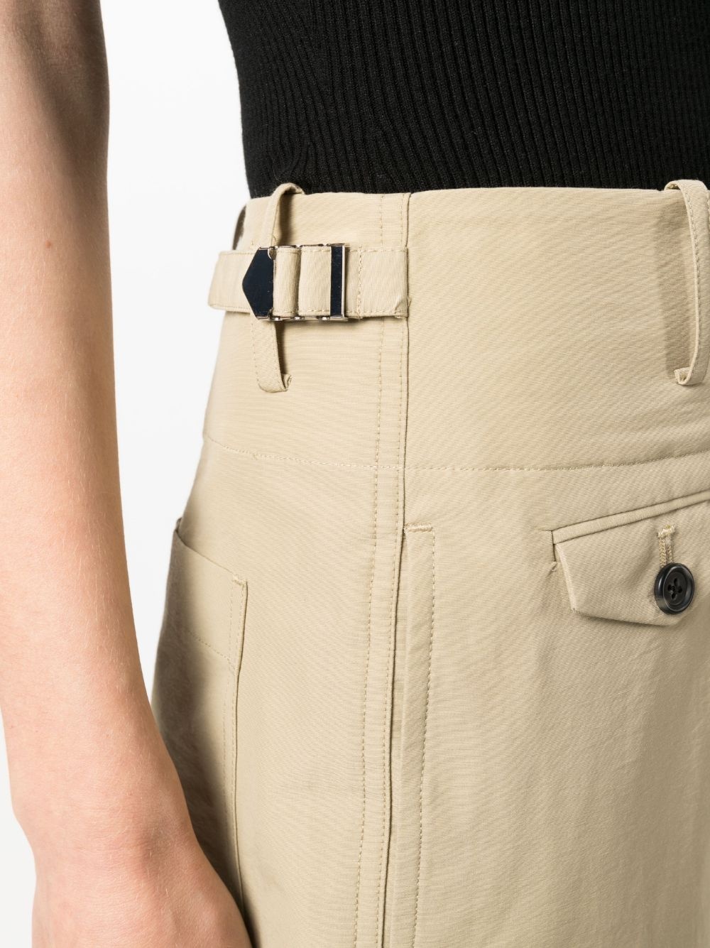 straight-leg utility trousers - 5