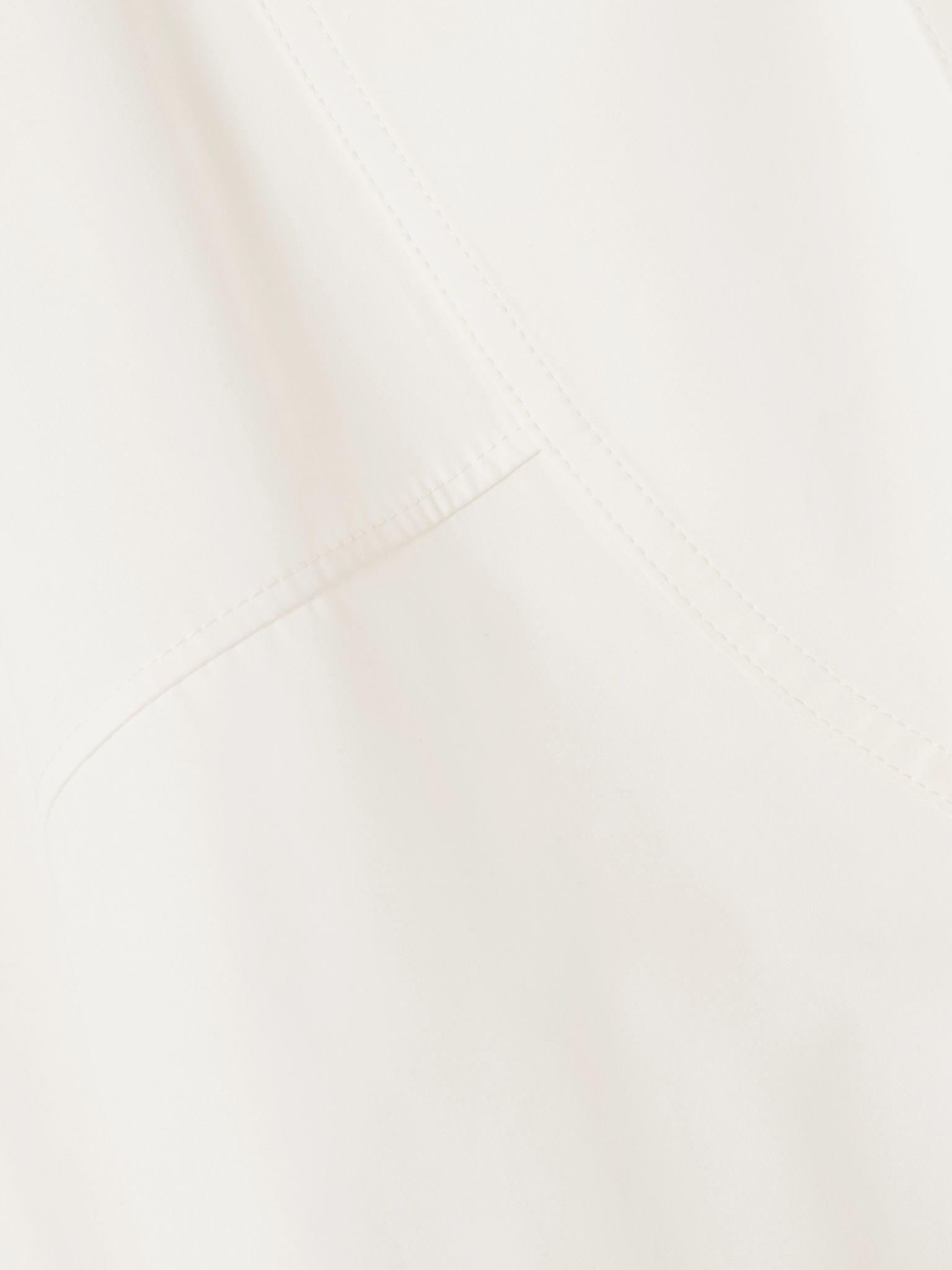 Paneled cotton-blend shirt Off-white - 4