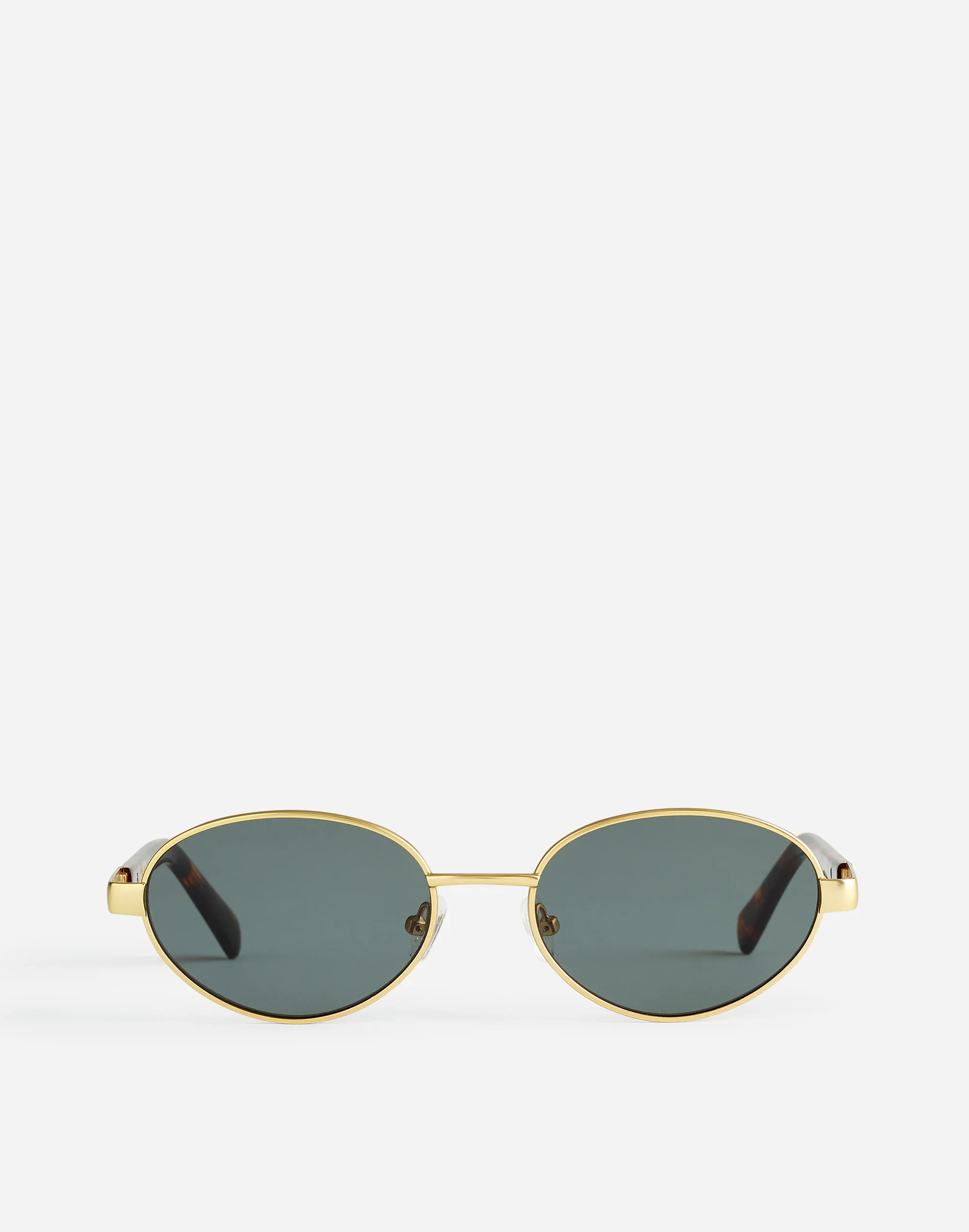 Wire Frame Oval Sunglasses - 1