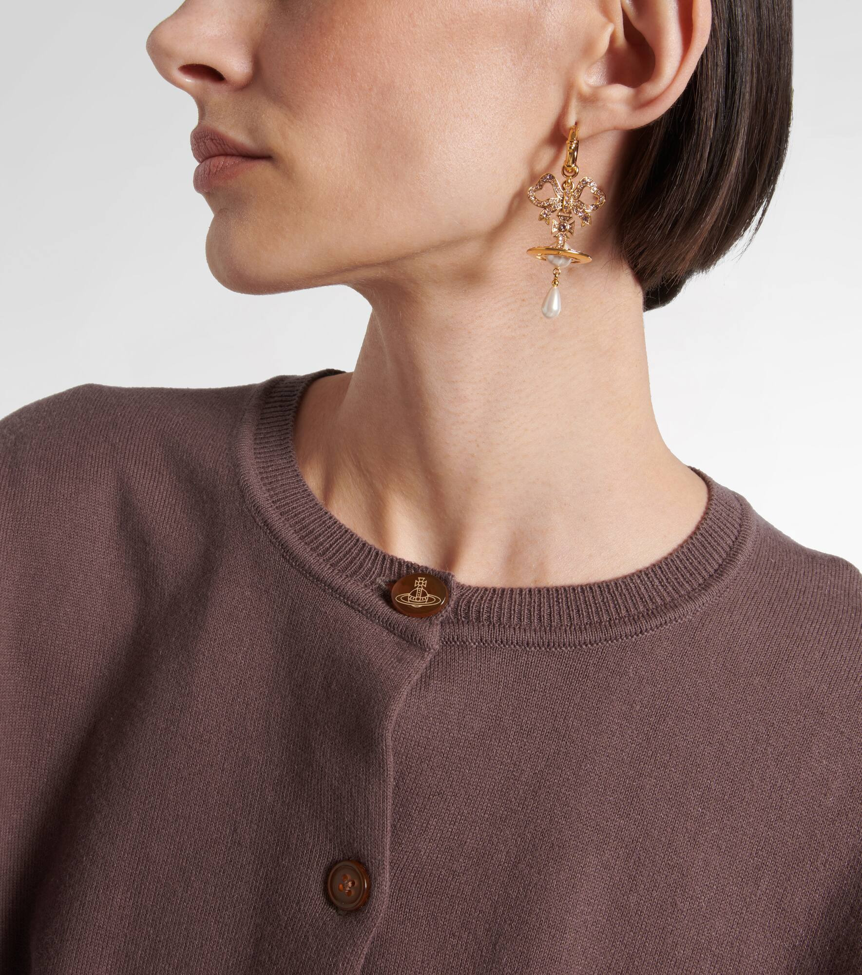 Rigoberta faux pearl drop earrings - 3