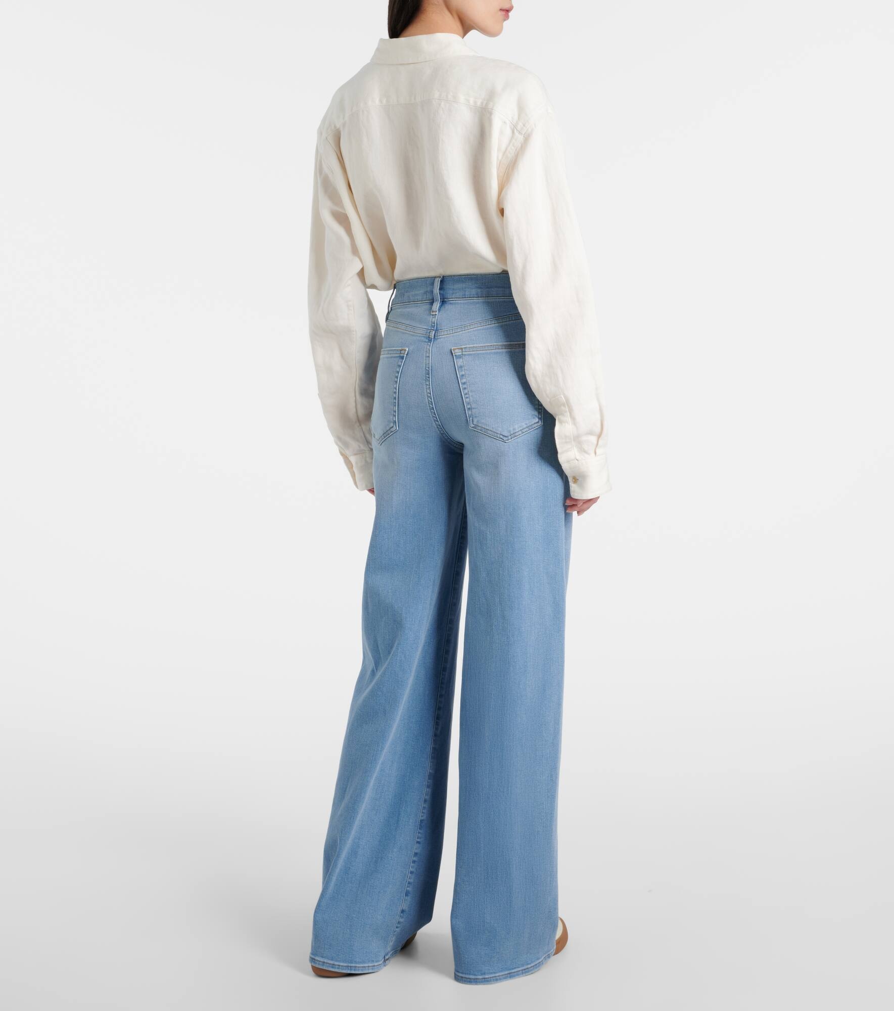 Le Slim Palazzo flared jeans - 3